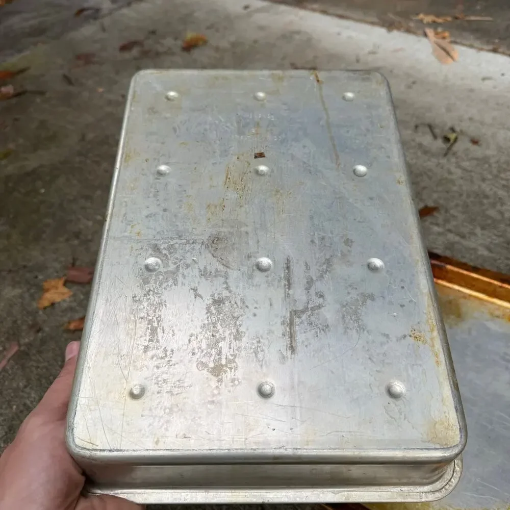 Pair (2) Rema 4595120 Aluminum 13”x9”x2.25” / 1 1/8” Insulated Baking /Cake Pans